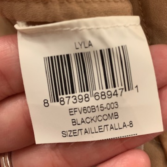 BCBG Black Cocktail Dress Size 8 - Picture 6 of 8